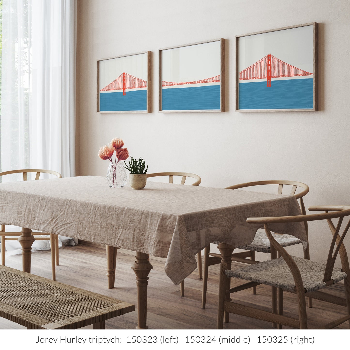 Golden Gate Bridge Span Art Print - Unframed or Framed - 150324