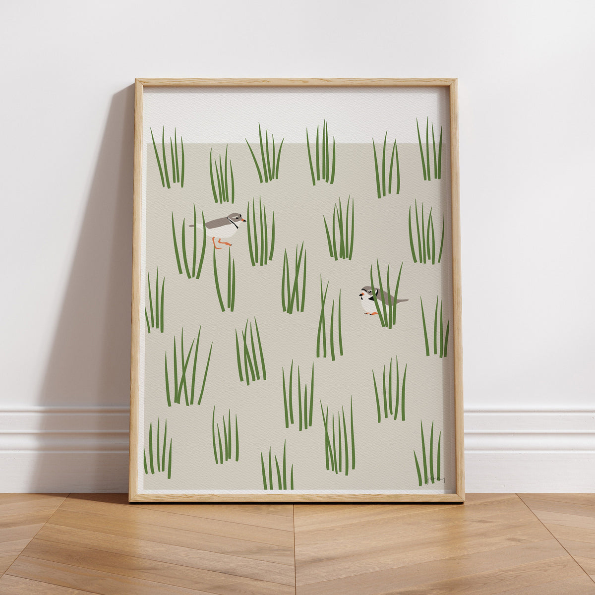 Plovers Signed Art Print - 230617