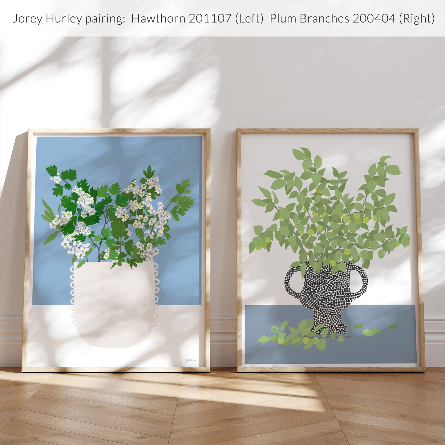 Hawthorn Blossoms Art Print - Unframed or Framed - 201107