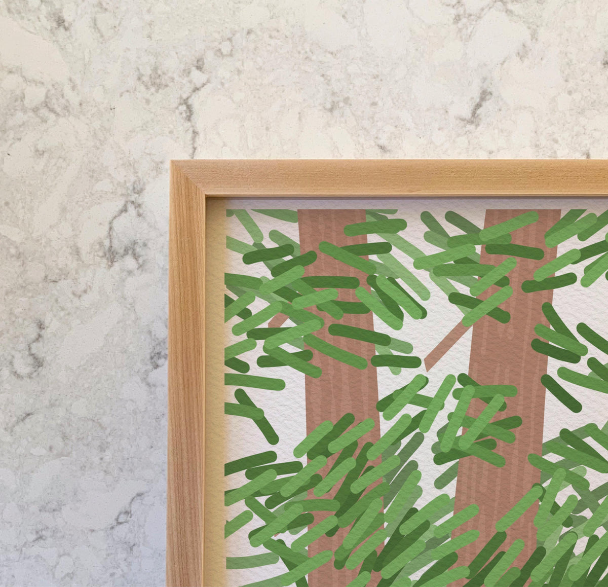 Redwoods with Jays, signed art print - 260721