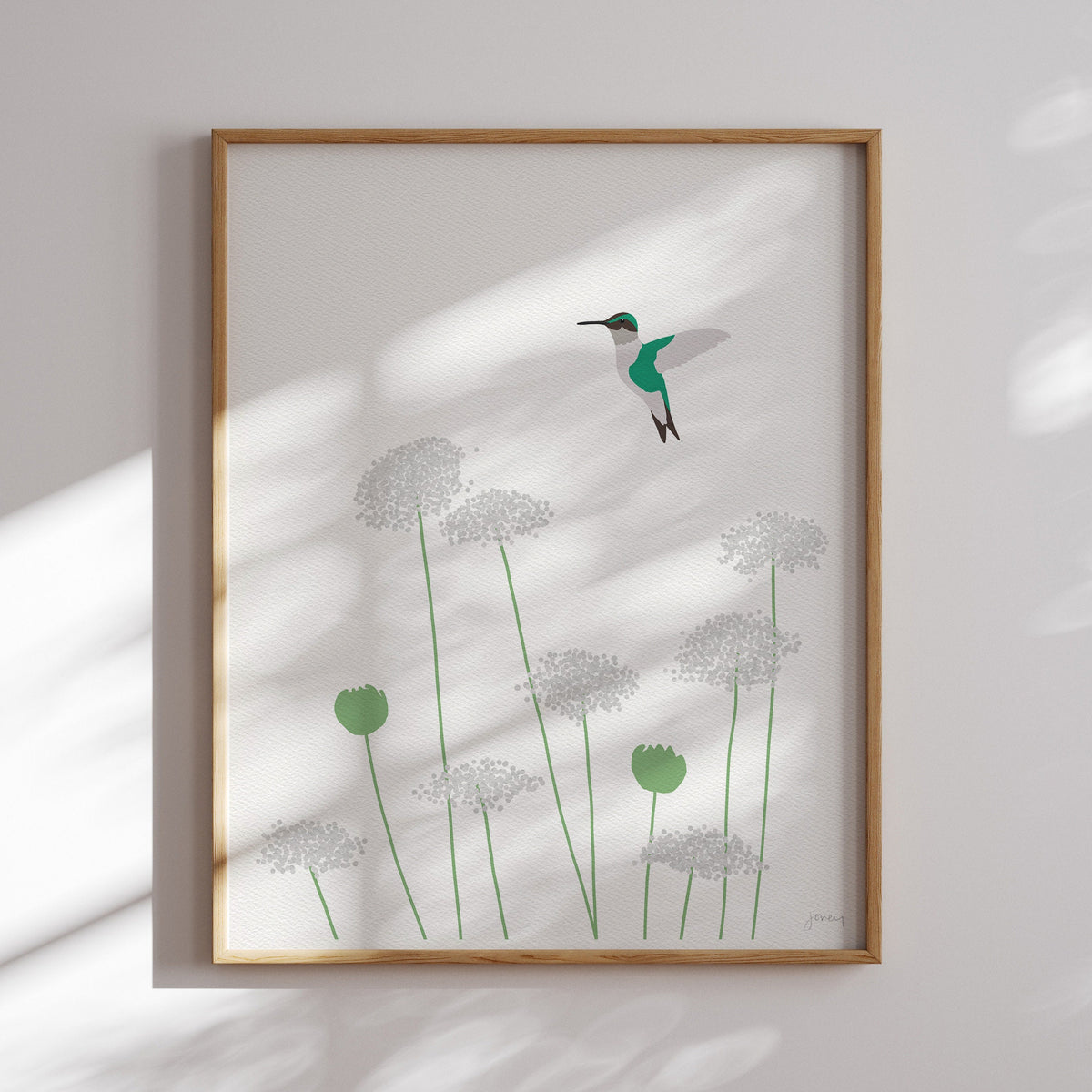 Hummingbird Signed Art Print - 140325