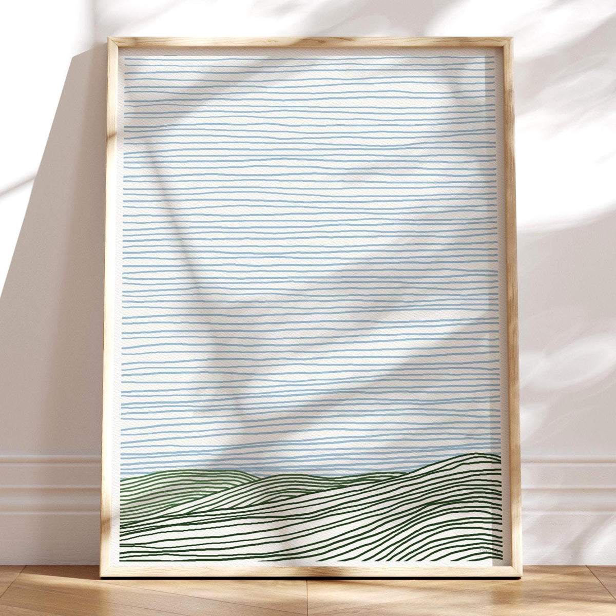 Striped Hills Signed Art Print - 120924