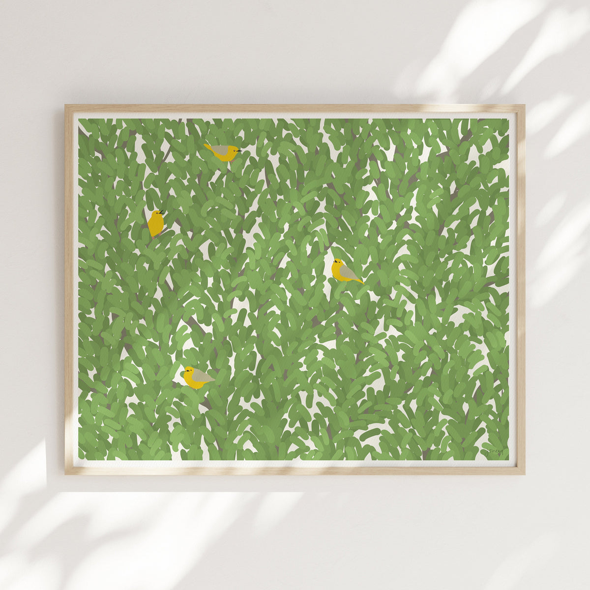 Warblers Signed Art Print - 141002
