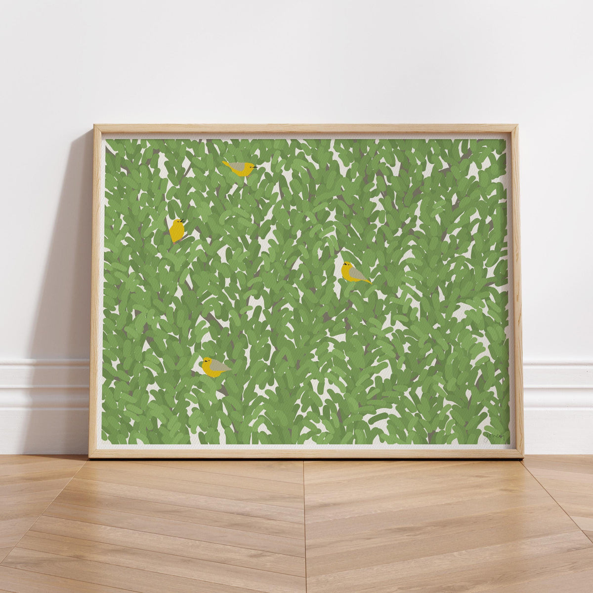 Warblers Signed Art Print - 141002