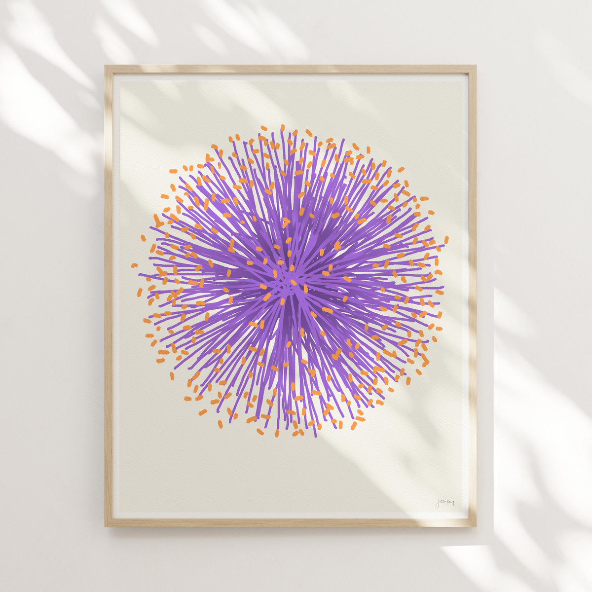 Mimosa Flower Signed Art Print - 110705
