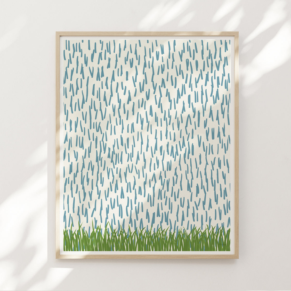 Spring Rain Signed Art Print - 141204