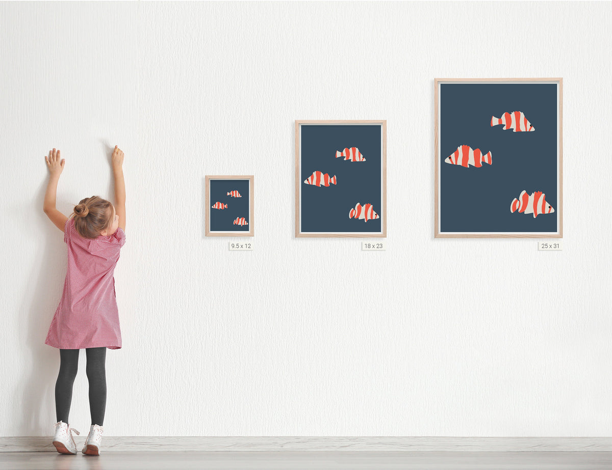 Red Banded Rockfish Signed Art Print - 130114