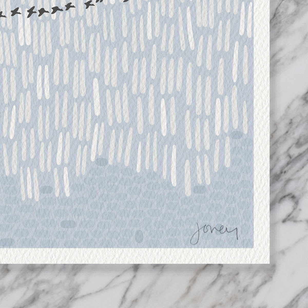 Geese Overhead Signed Art Print - 251214