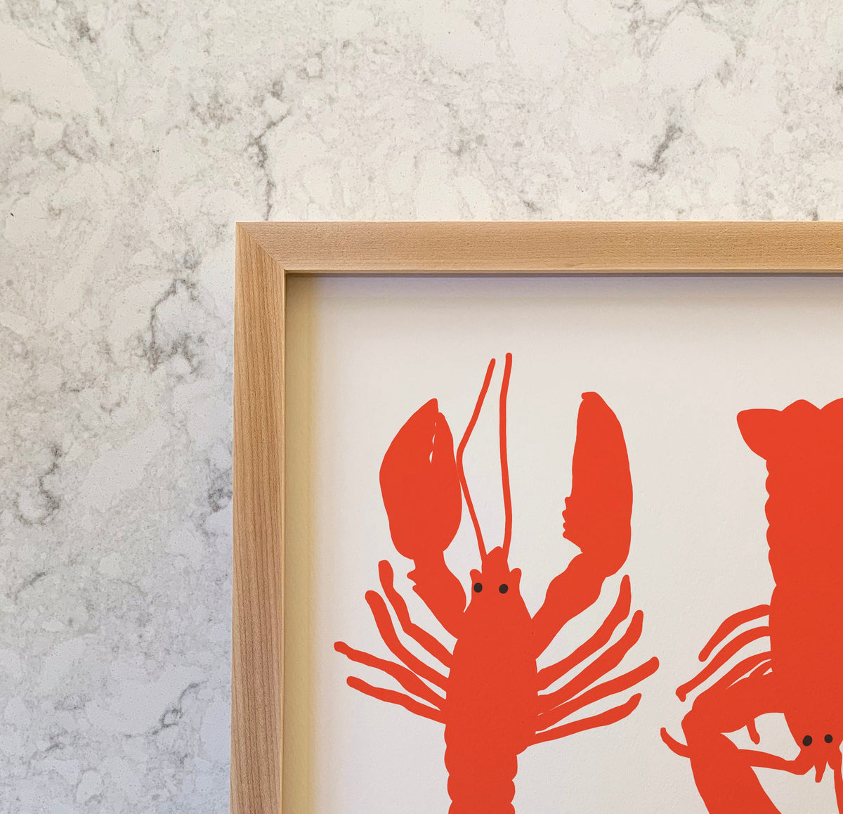 Lobsters Pattern Signed Art Print - 220515