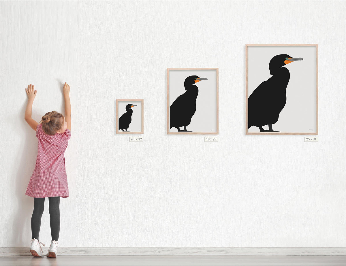 Cormorant Signed Art Print - 250622