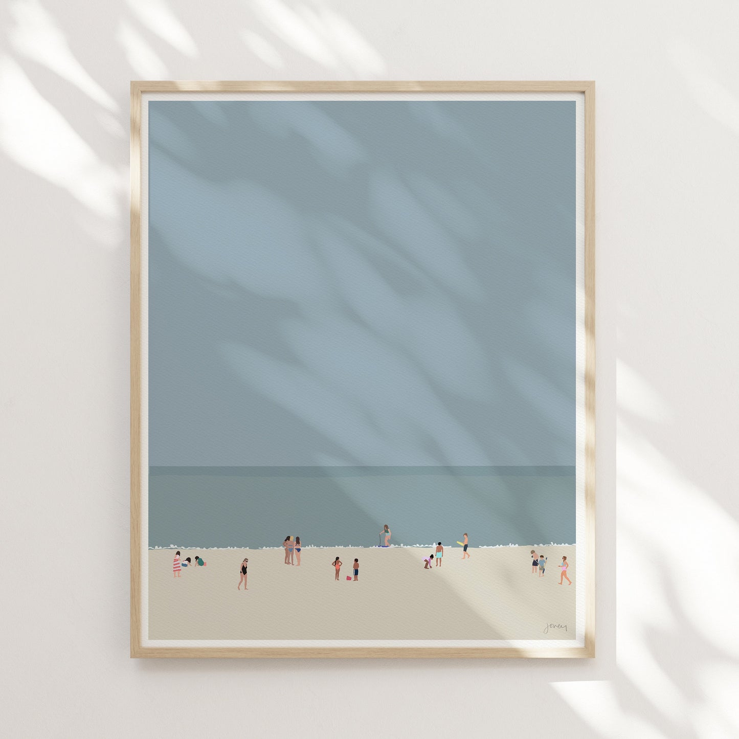 Afternoon on the Beach Art Print - Unframed or Framed - 230716