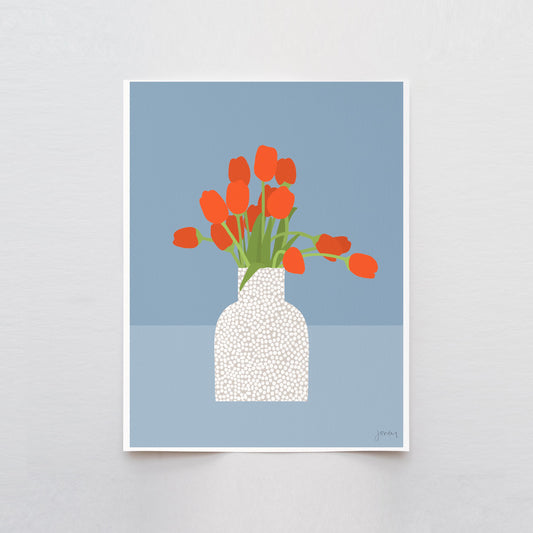 Tulips Still Life Art Print - Unframed or Framed - 250117