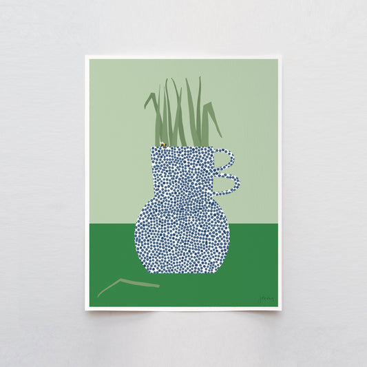 Sedge Grass Still Life Art Print - Unframed or Framed - 201019