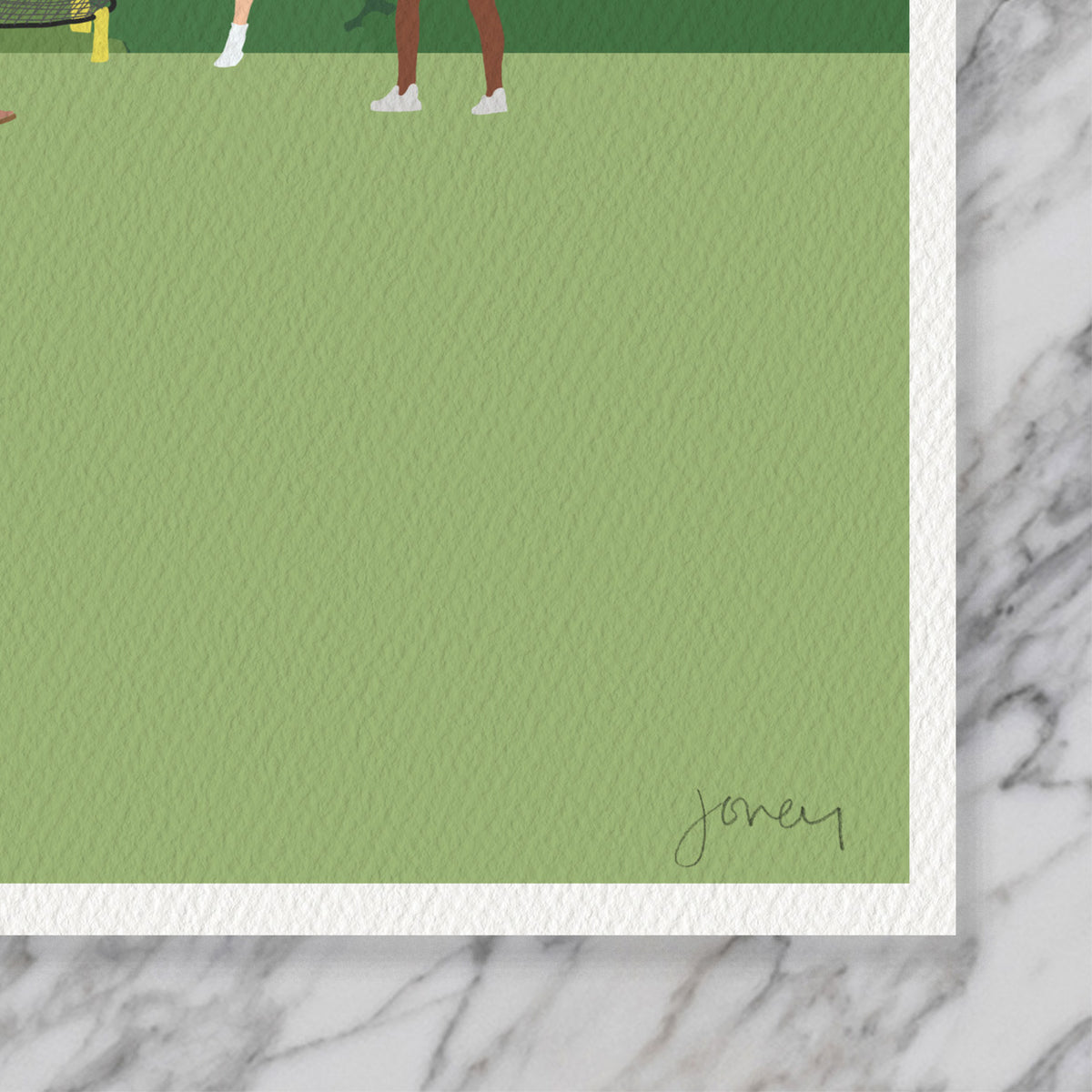 Brooks School Field Games, signed art print