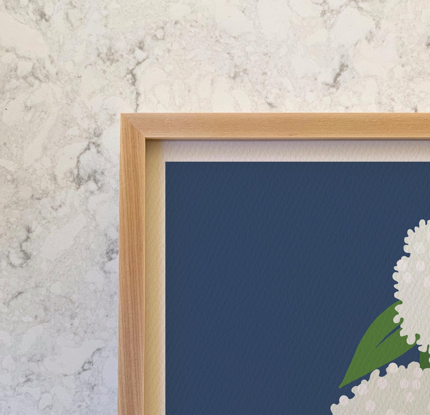 White Hydrangea Art Print - Signed by Jorey Hurley - Floral Decor - 250727