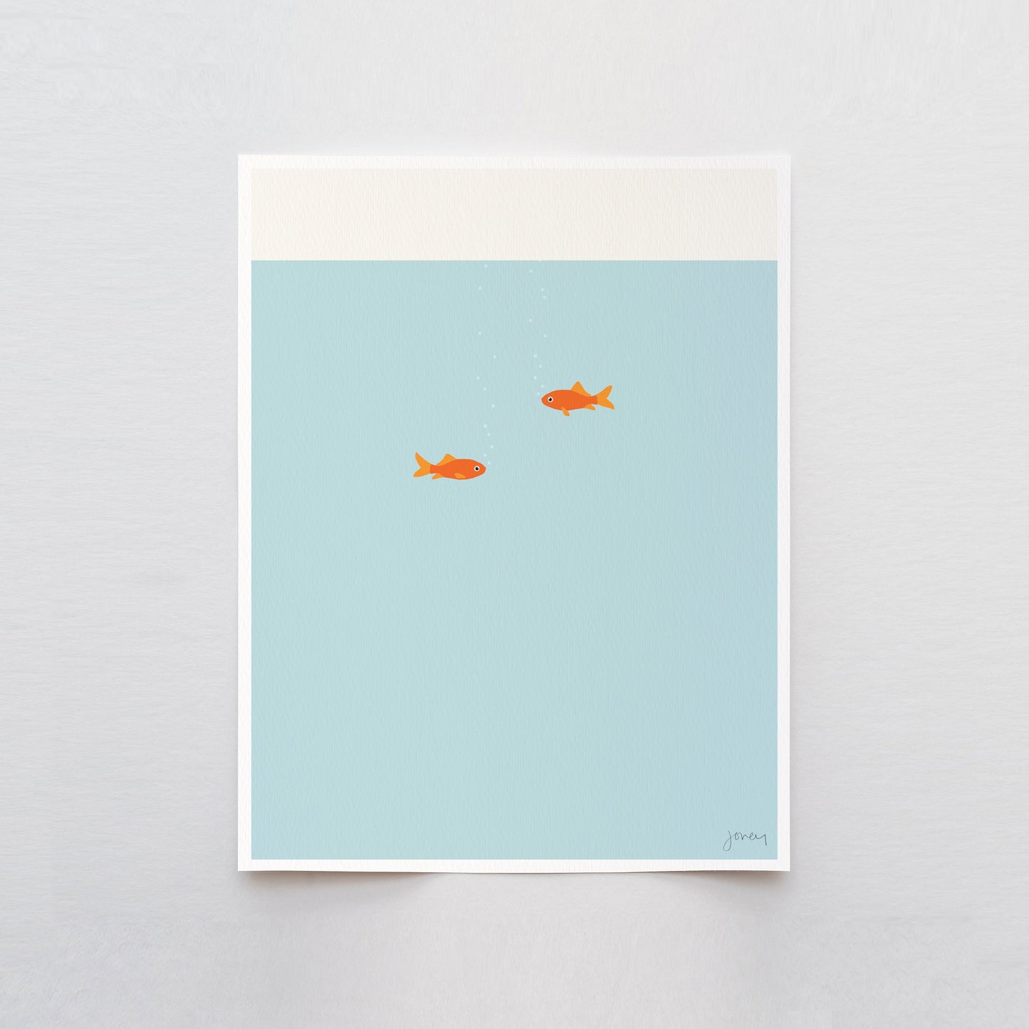Goldfish Art Print - Unframed or Framed - 160103