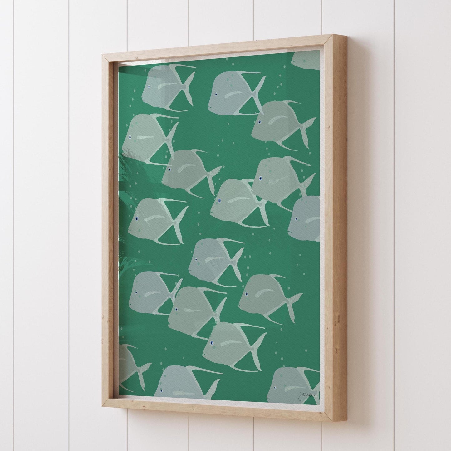 School of Moonfish Art Print - Unframed or Framed - 240128