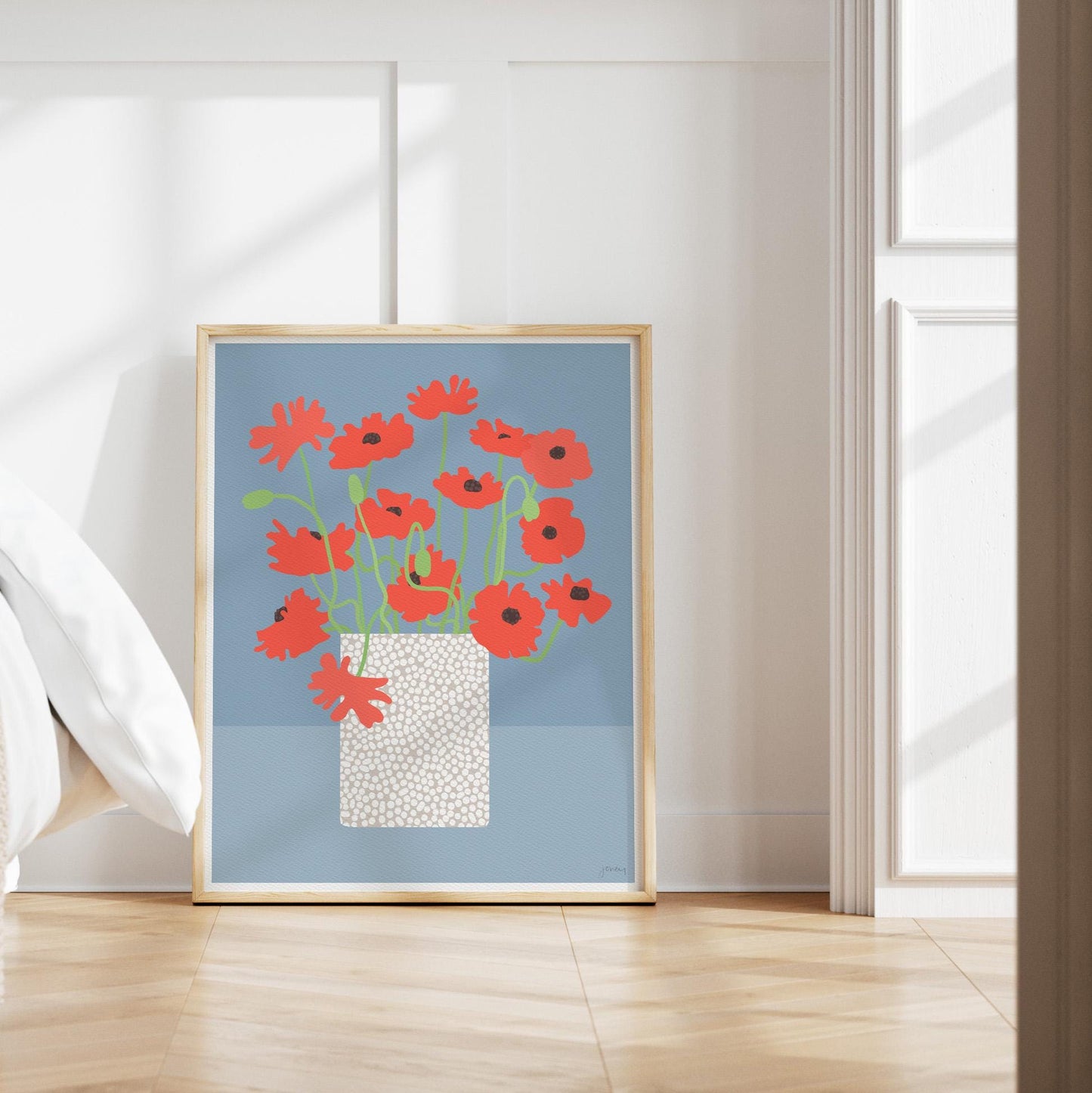 Icelandic Poppies Art Print - Unframed or Framed - 250601