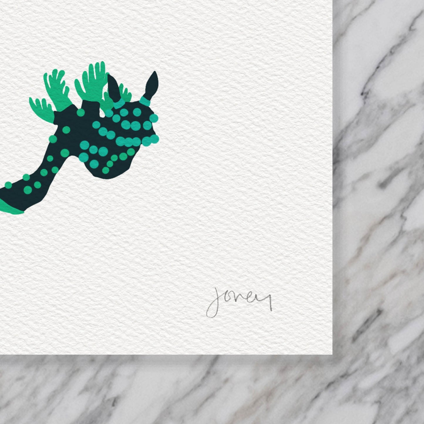 Nudibranch Sea Slugs Art Print - Unframed or Framed - 240302