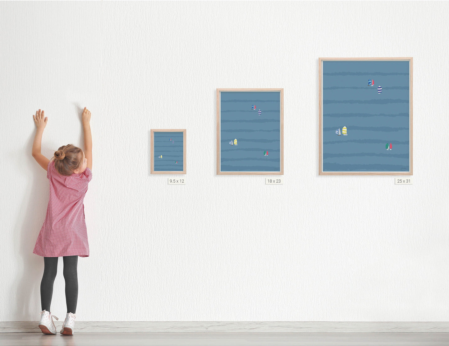 Sailing Spinnakers Art Print - Unframed or Framed - 120710