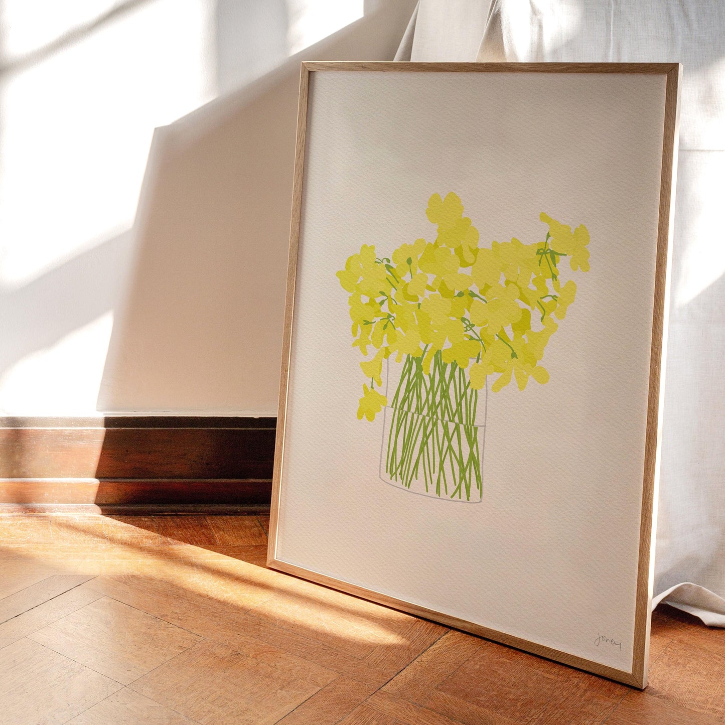 Oxalis Sour Grass Still Life Art Print - Unframed or Framed - 130314