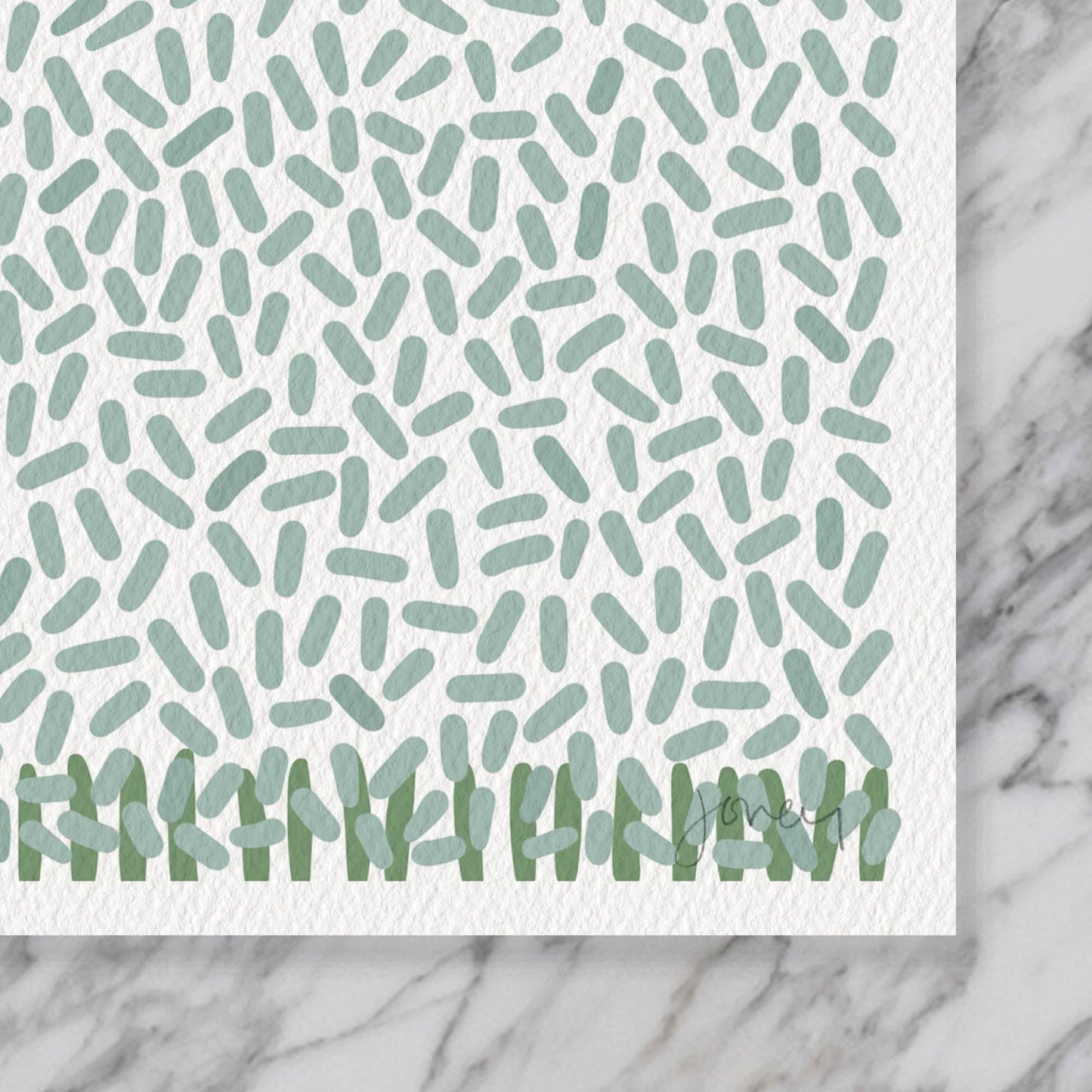 Mother and Calf Manatee Art Print - Unframed or Framed - 241222