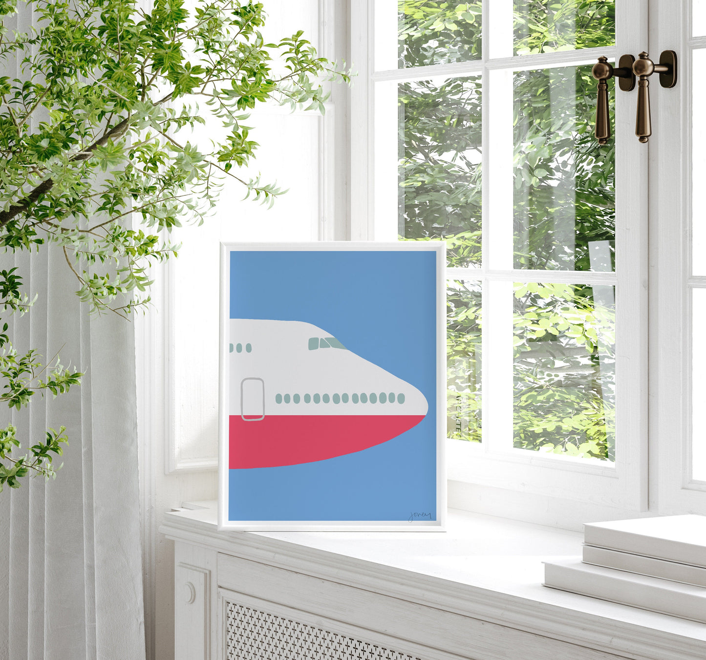 Plane Nose Art Print - Unframed or Framed - 230203