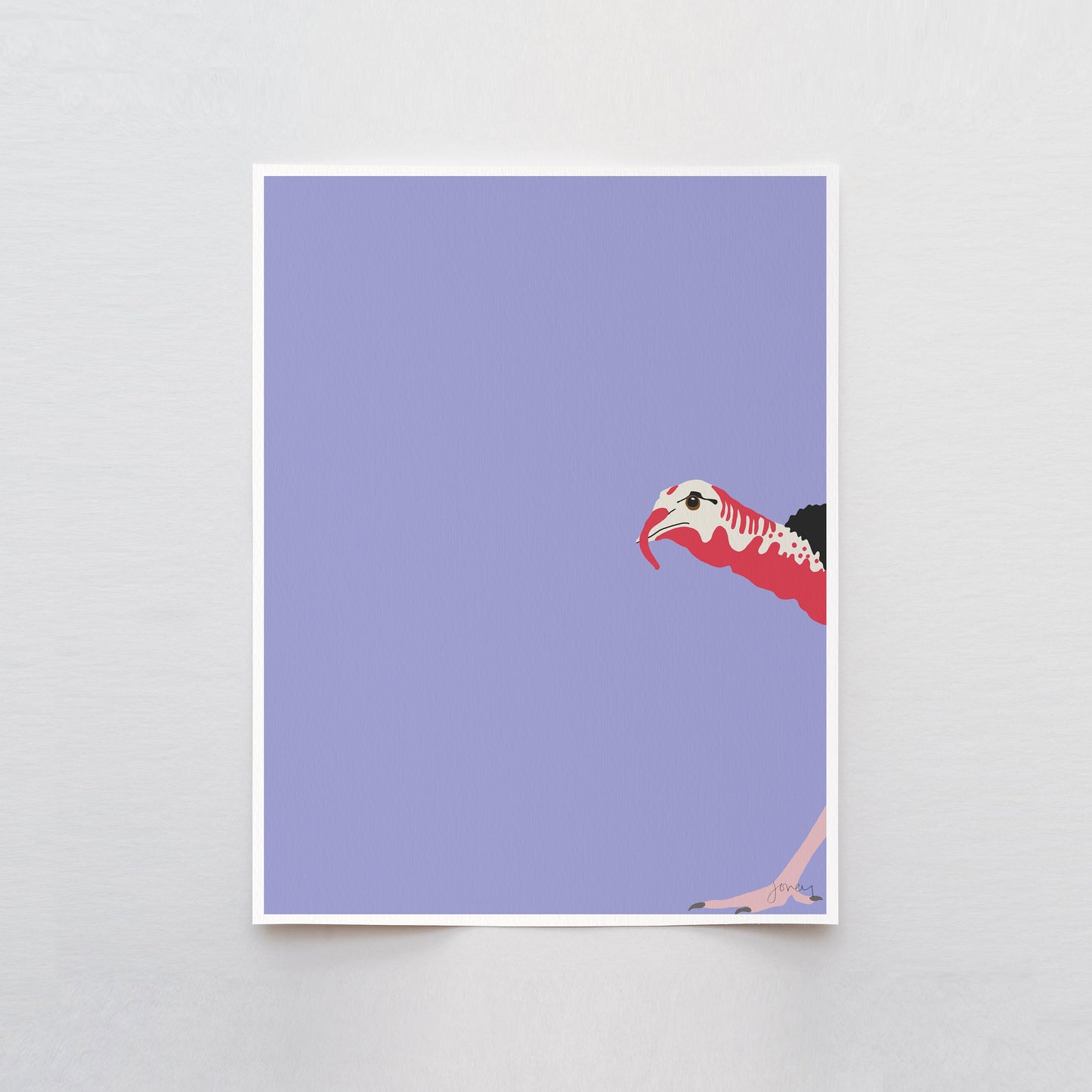 Wild Turkey Art Print - Signed - 121120