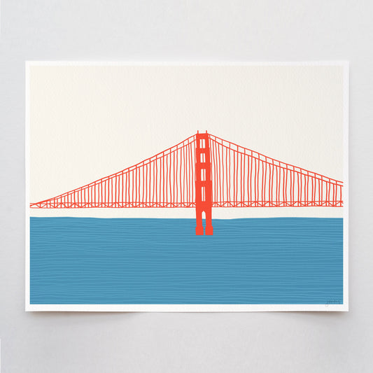 Golden Gate Bridge Art Print - Left - Unframed or Framed - 150323
