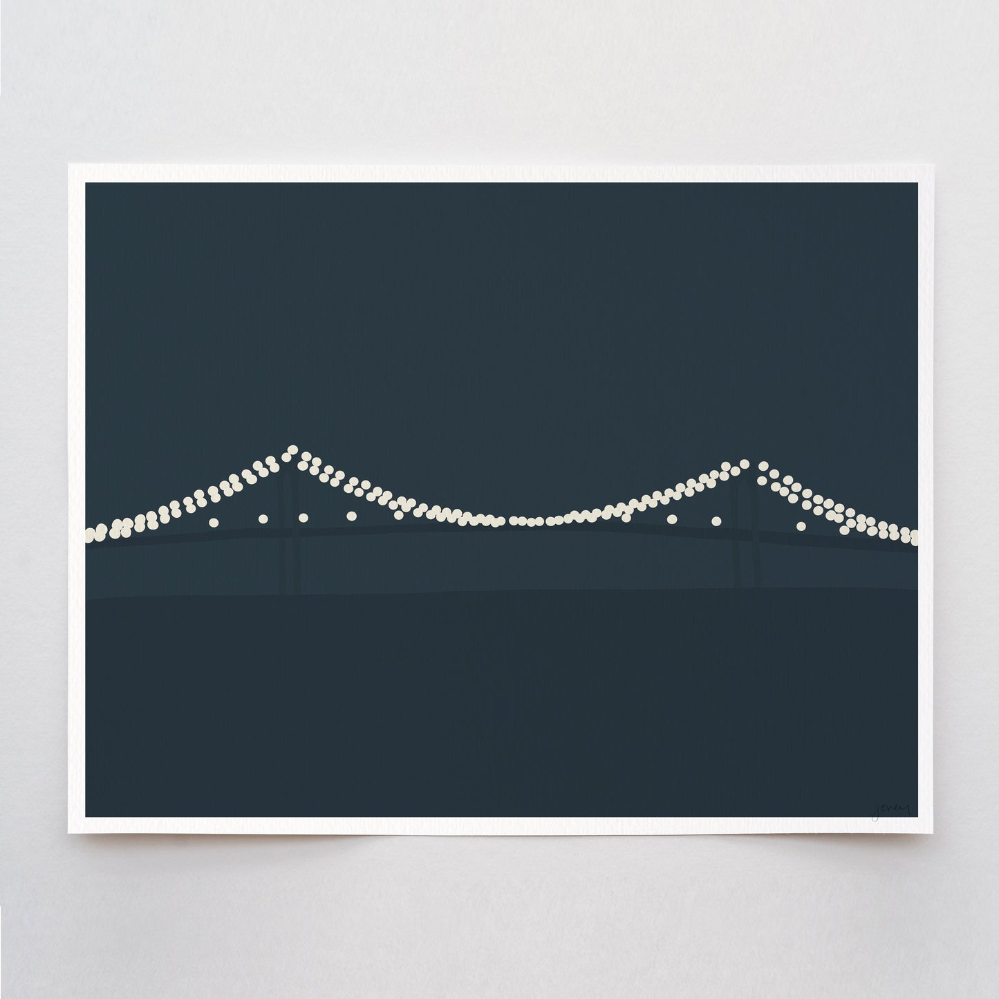 Newport Bridge Art Print - Unframed or Framed - 140813