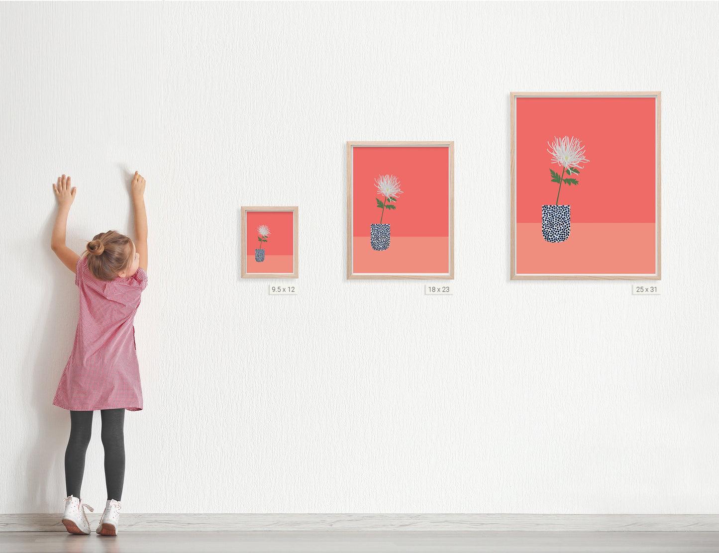 Chrysanthemum Abstract Still Life Art Print - Unframed or Framed - 220213