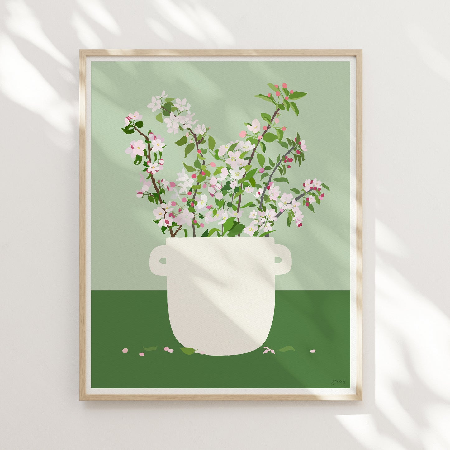 Apple Blossoms Still Life Art Print - Unframed or Framed - 201206