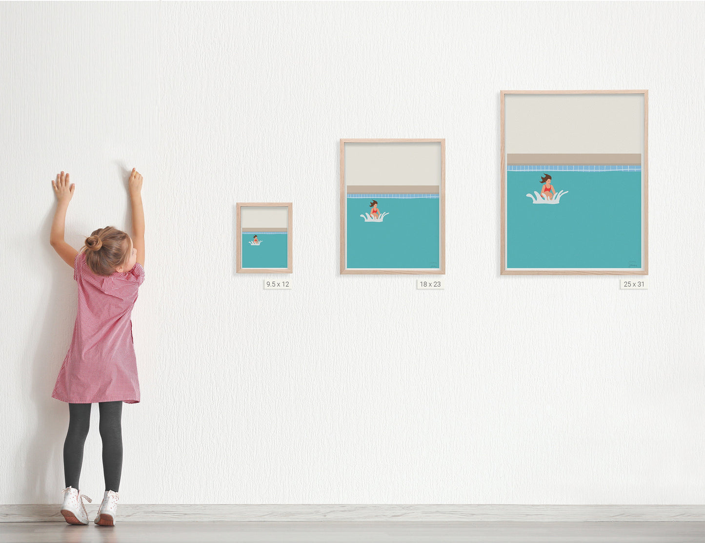 Cannonball Dive Art Print - Unframed or Framed - 130624