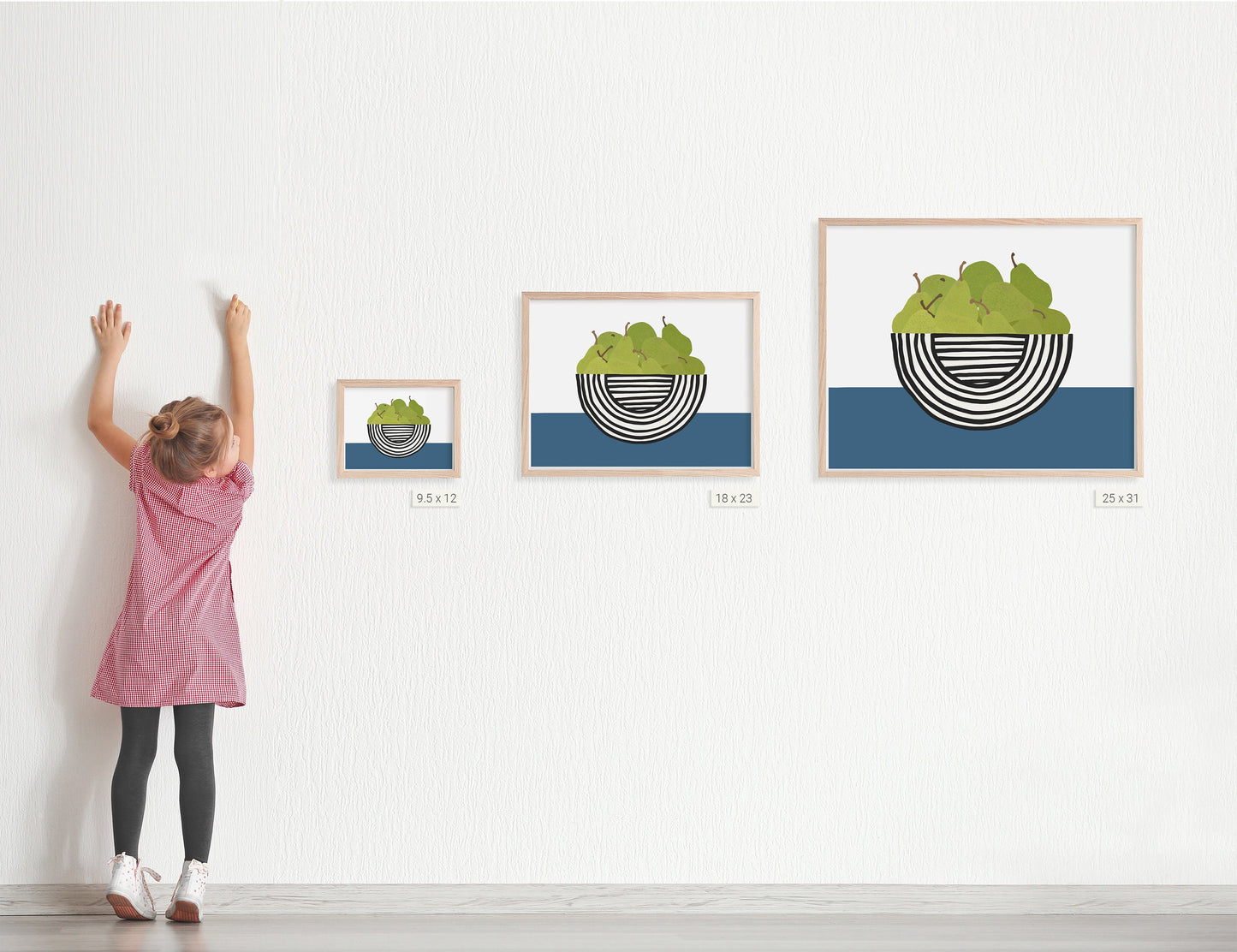 Bartlett Pears Still Life Art Print - Unframed or Framed - 210125