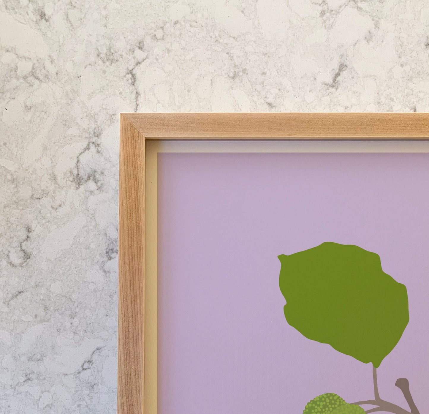 Alder Leaves Abstract Still Life Art Print - Unframed or Framed - 201219