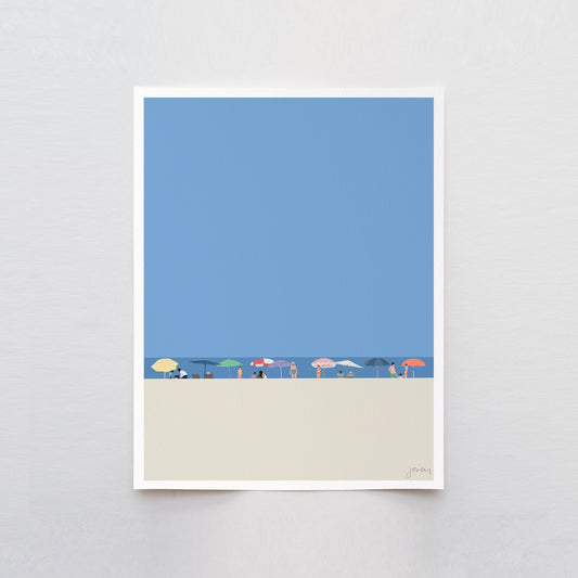 Beach Horizon Art Print 2 - Unframed or Framed - 230708