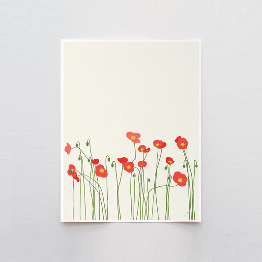 Icelandic Poppies Art Print - Unframed or Framed - 130416