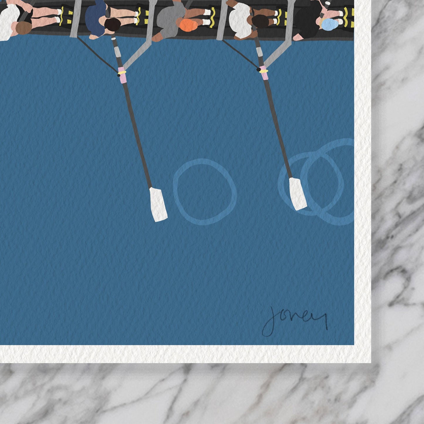 Crew Race Art Print - Unframed or Framed - 250514