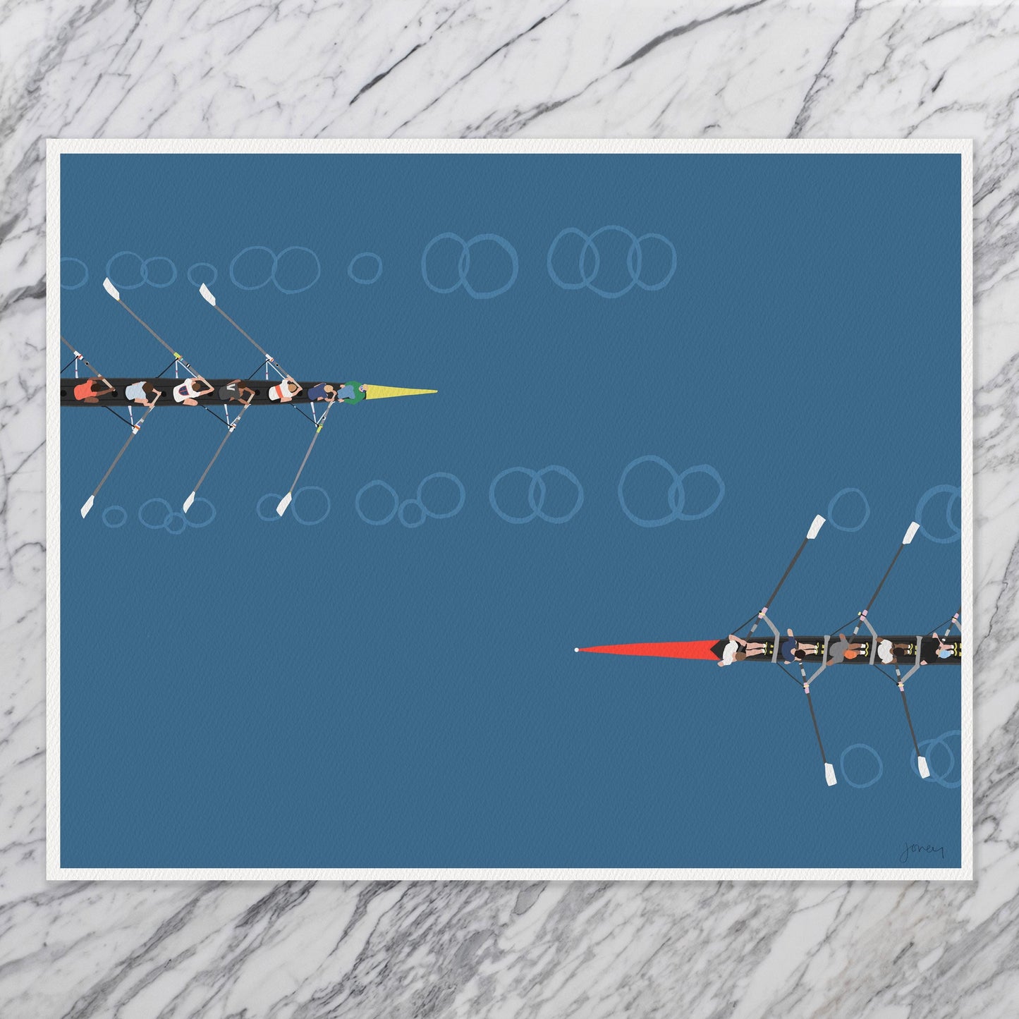 Crew Race Art Print - Unframed or Framed - 250514