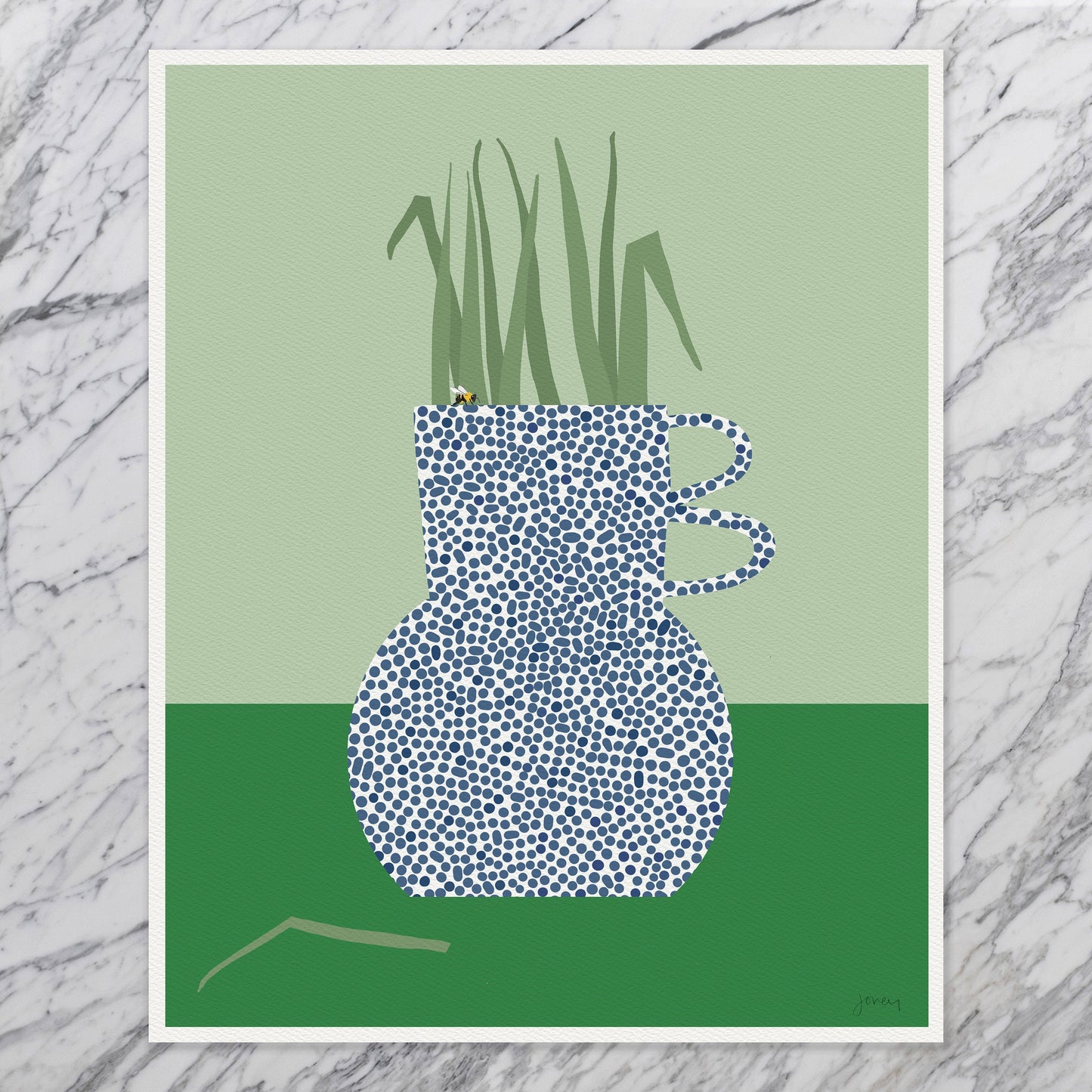 Sedge Grass Still Life Art Print - Unframed or Framed - 201019