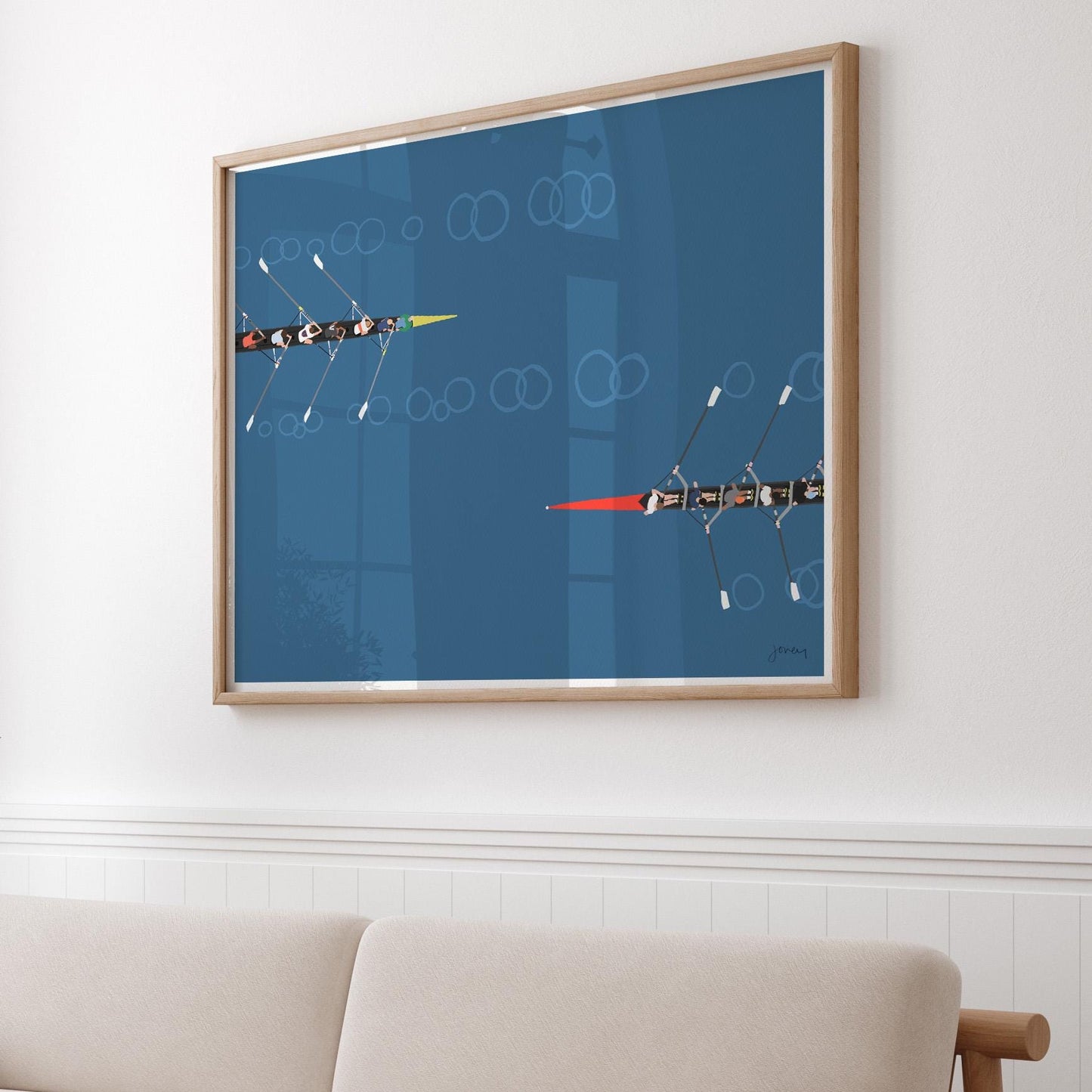 Crew Race Art Print - Unframed or Framed - 250514