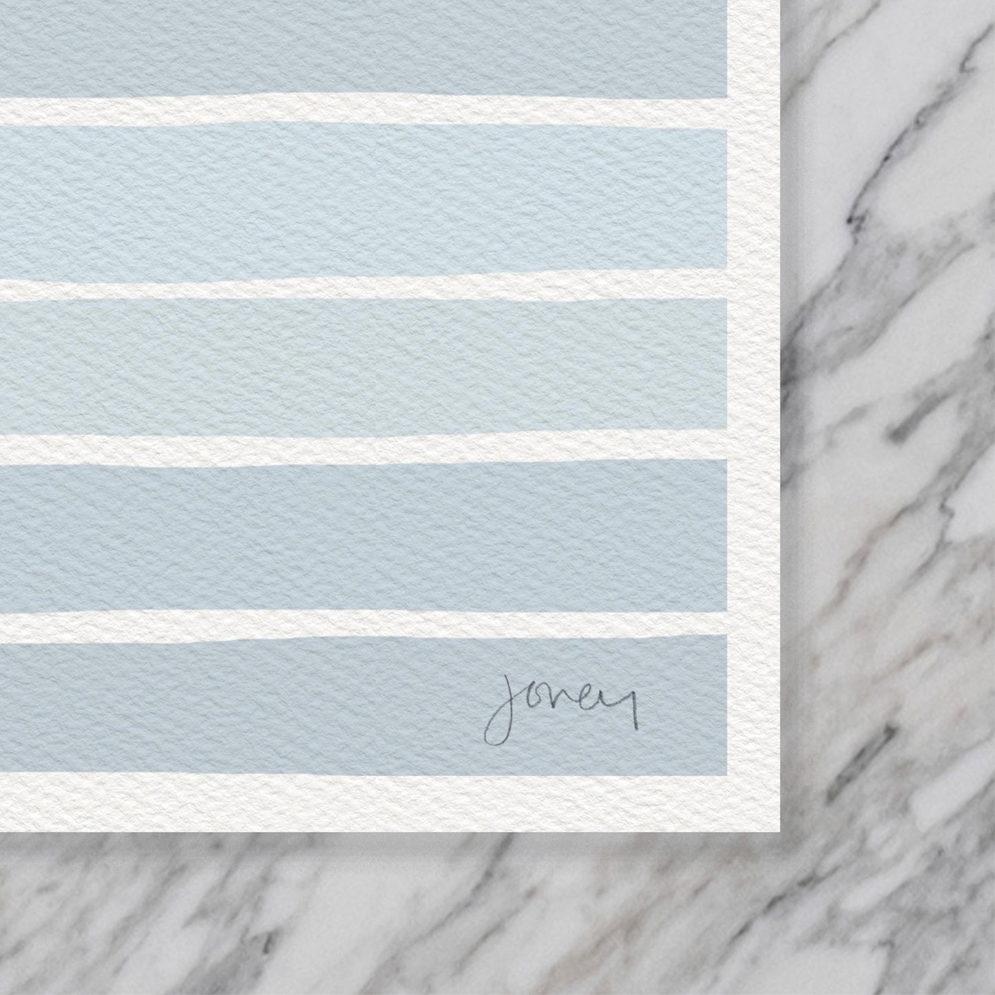 Ocean Abstract Art Print - UnFramed or Framed - 251005