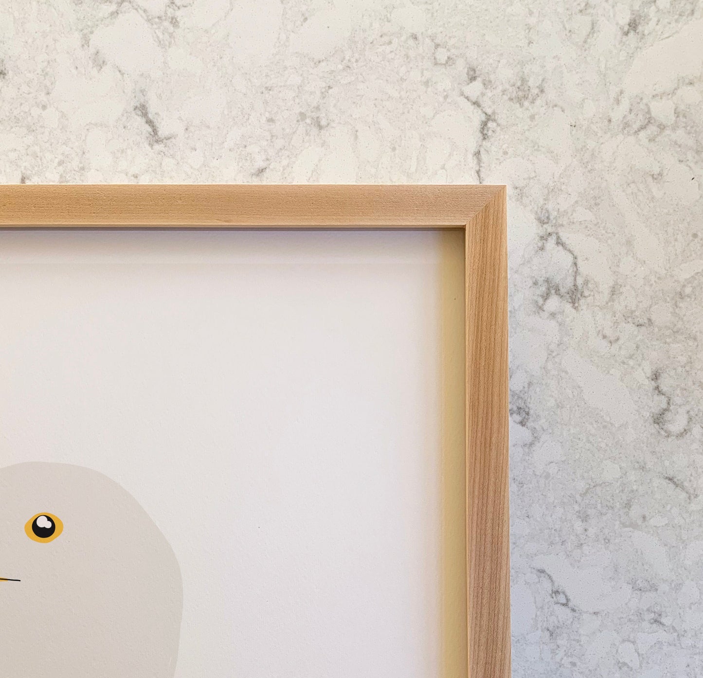 Standing Seagull Art Print - Unframed or Framed - 130806