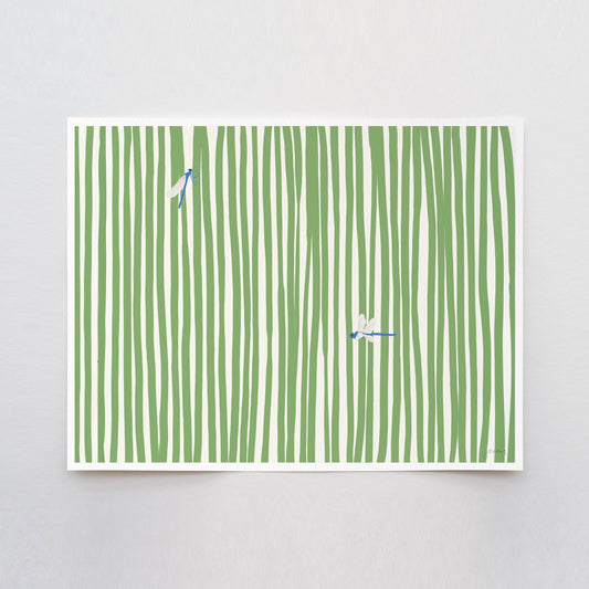 Dragonfly Pair Art Pint - Unframed or Framed - 160627