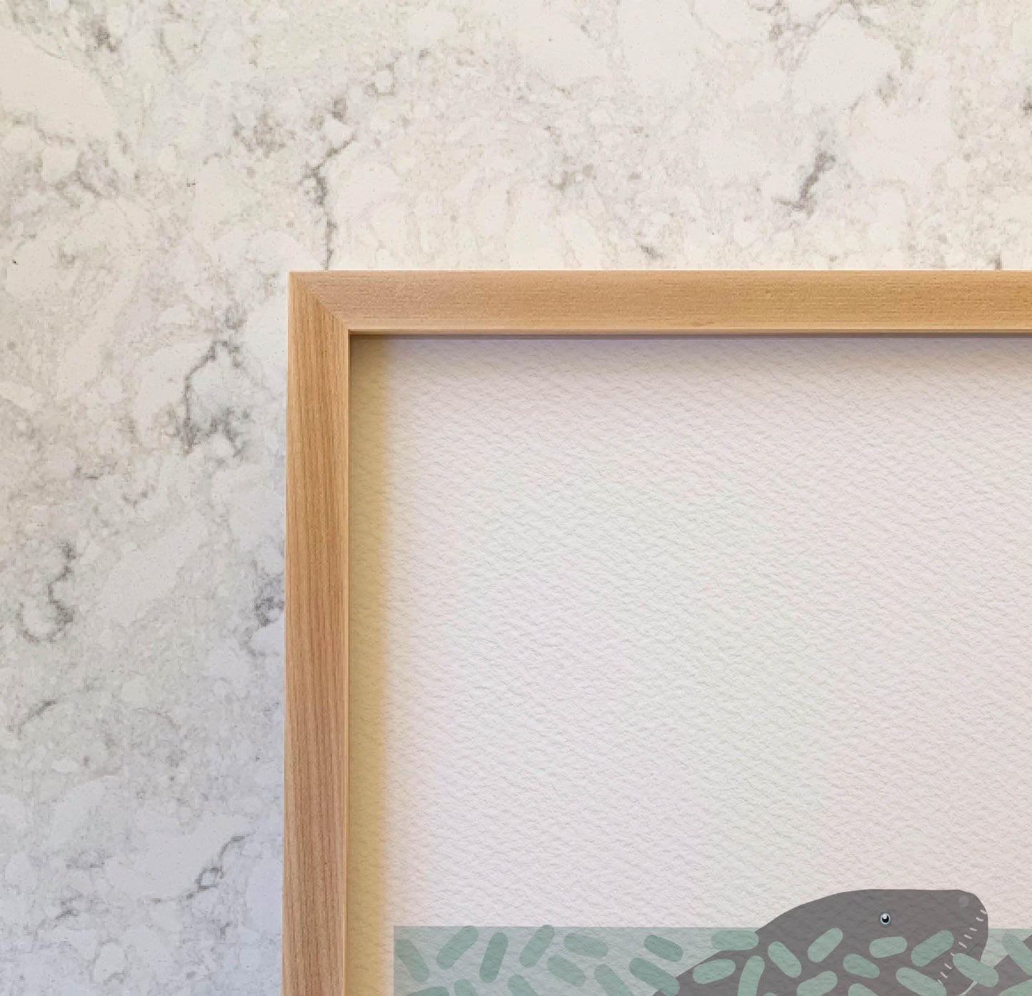 Manatee and Calf Art Print - Unframed or Framed - 250122