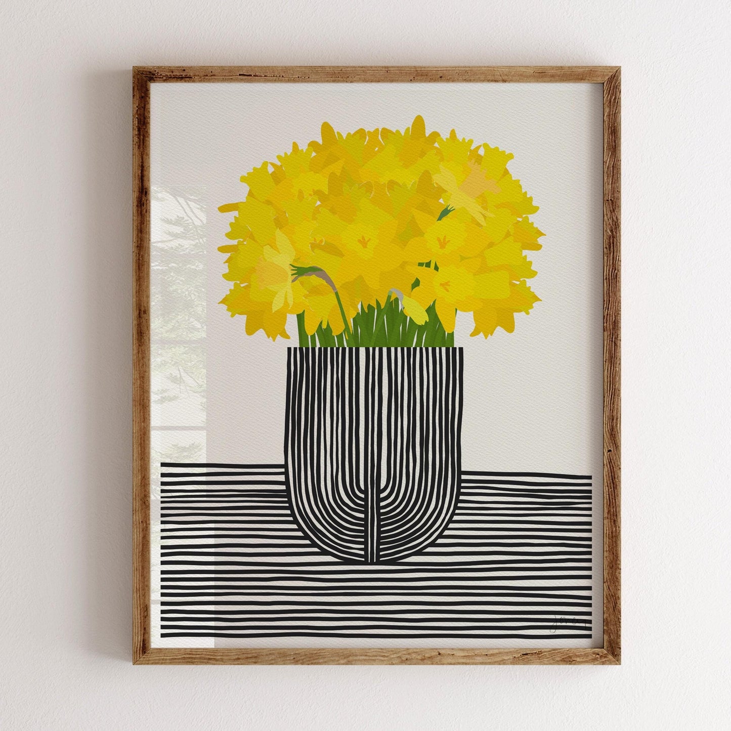 Daffodil Life Art Print - Unframed or Framed - 220205