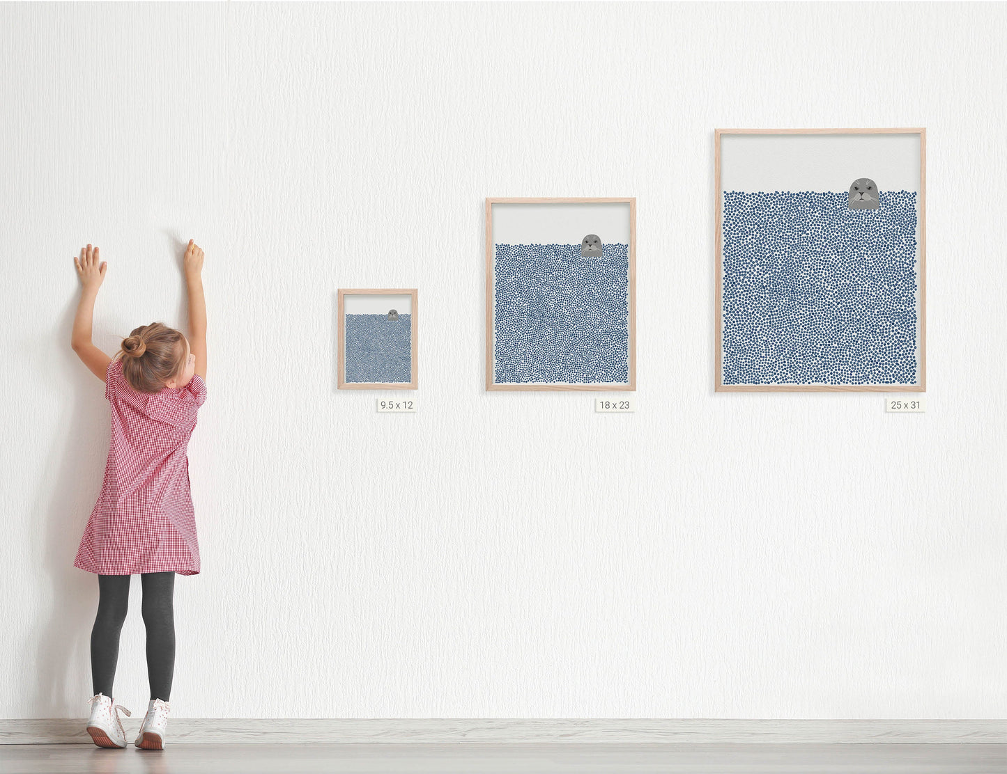 Harbor Seal Art Print - Unframed or Framed - 240121