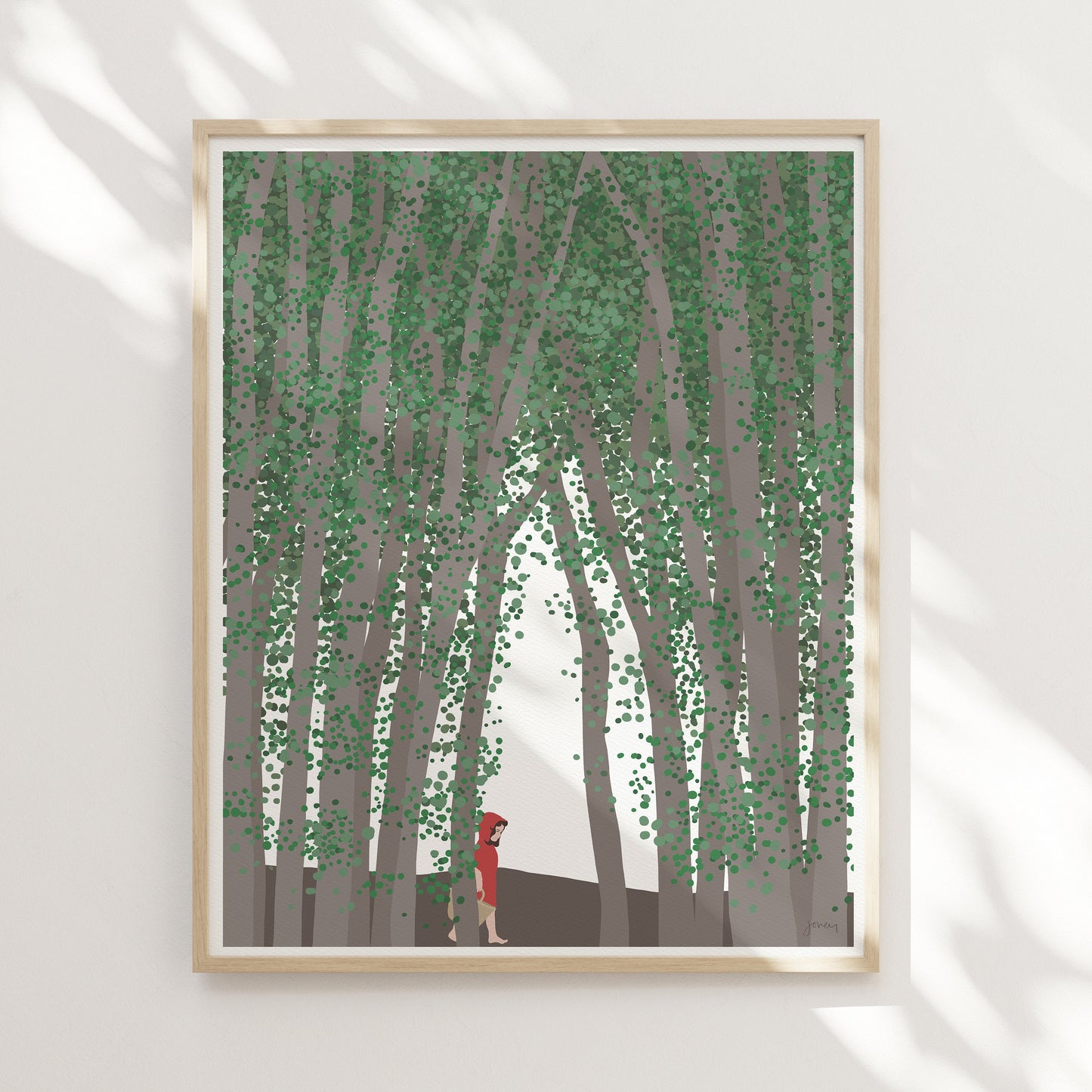 Little Red Riding Hood Art Print - Unframed or Framed - 200713