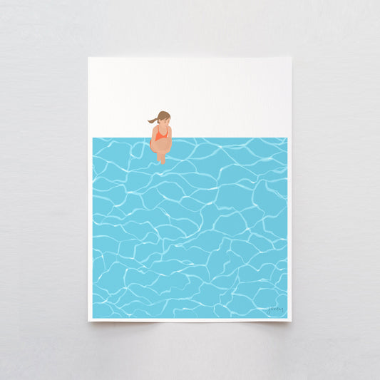 Cannonball Dive Art Print - Unframed or Framed - 240721