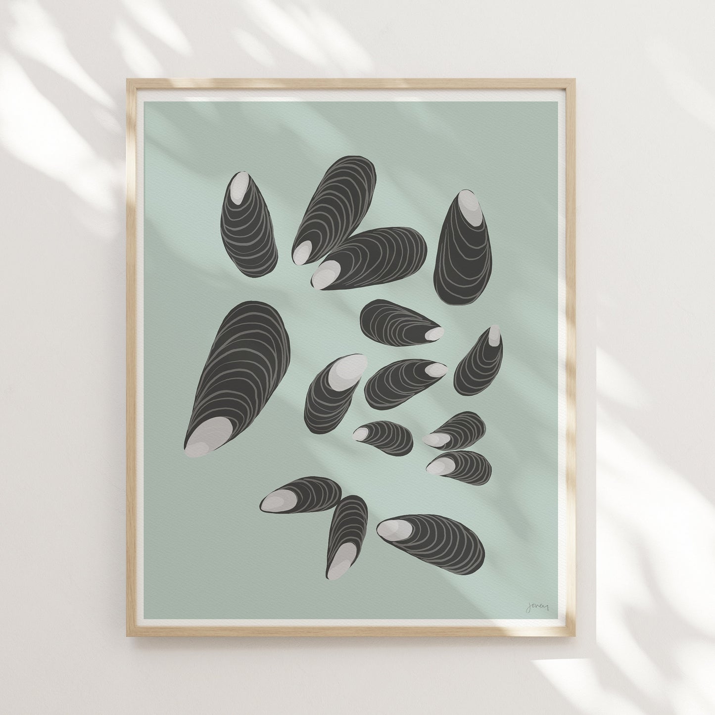 Mussels Art Print - Unframed or Framed - 121022